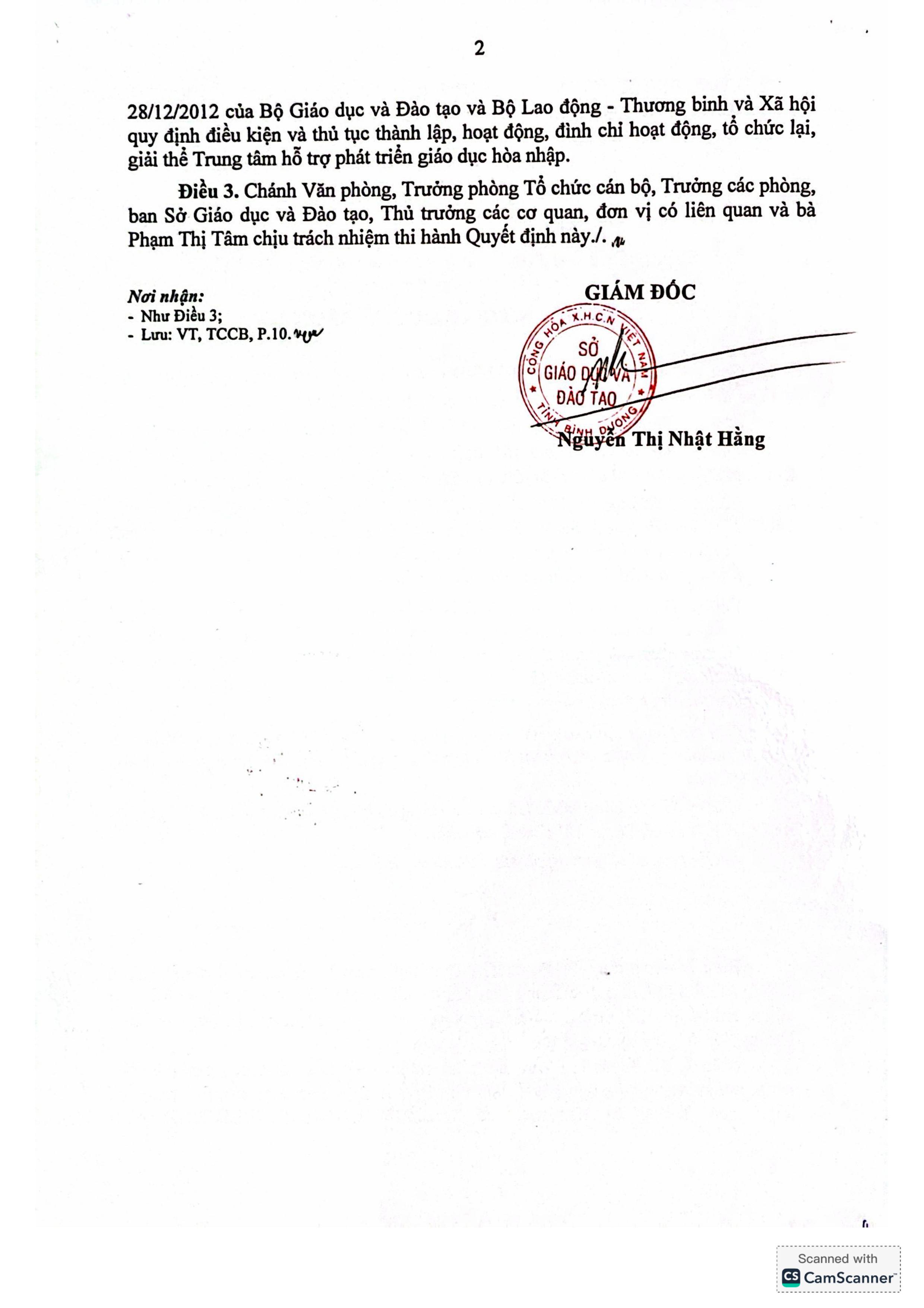 Quyt nh cng nhn gim c Tr Vit 1