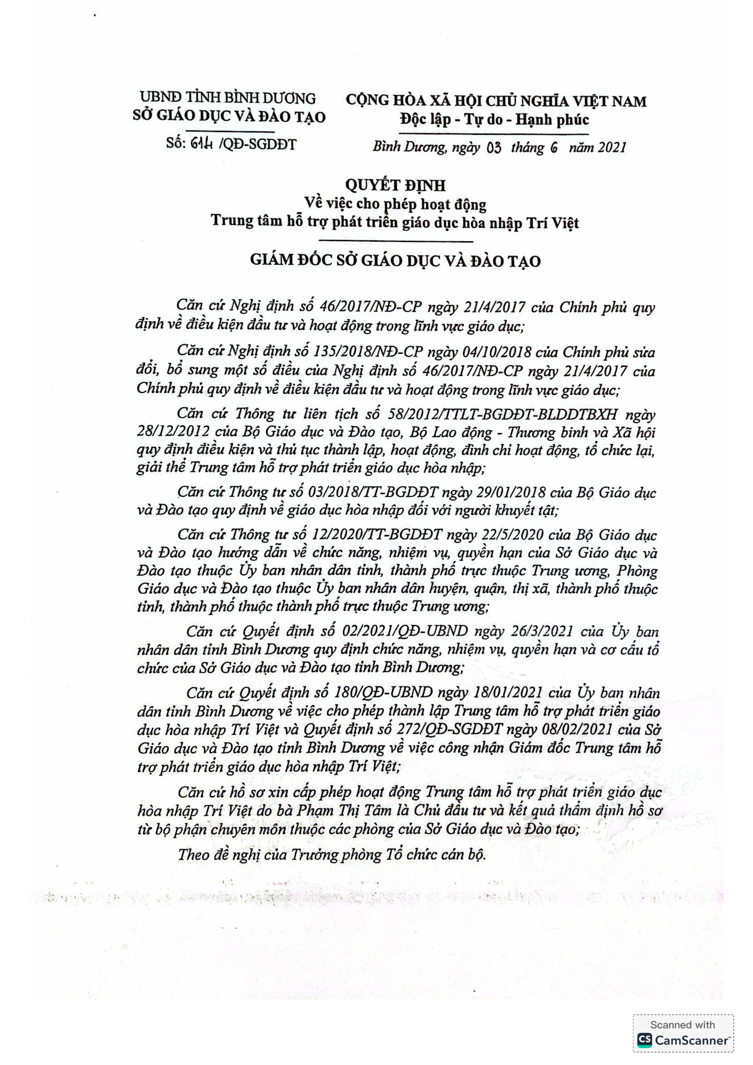 Quyt nh hot ng Tr Vit 1